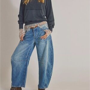 We The Free Blue Boyfriend Jeans- sz 24 sold out online
